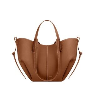 BRAND NEW POLENE Cyme Mini Tote Bag Textured Camel - Authentic